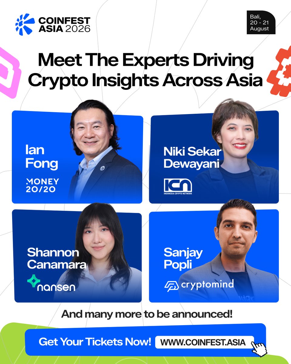 Coinfest Asia | World’s Crypto Festival ☀️ tweet media