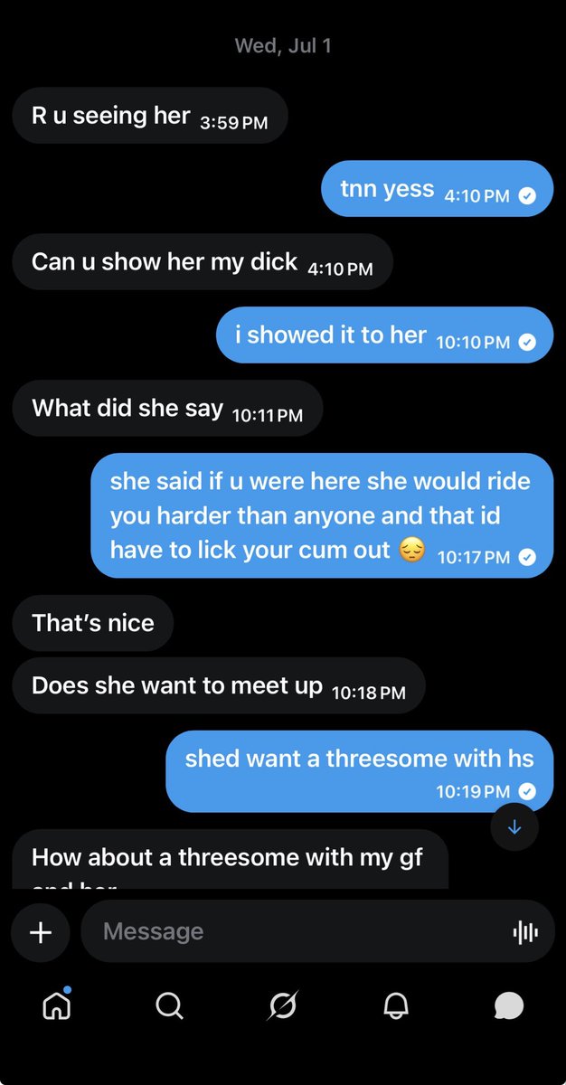 cuckforrealz's tweet photo. laying with my gf while guys hit on her, she cant stop imaginign other guys and wants me to watch while they fuck her 😏😏‼️‼️

#Hotwife #Cuckold #Cuck #HotwifeLife #WifeSharing #Bull #NSFW #MILF
#NaturalTits #BigTits #Riding #Swingers #KinkyCouple #Cornudo #Morbo #ParejasLiberales