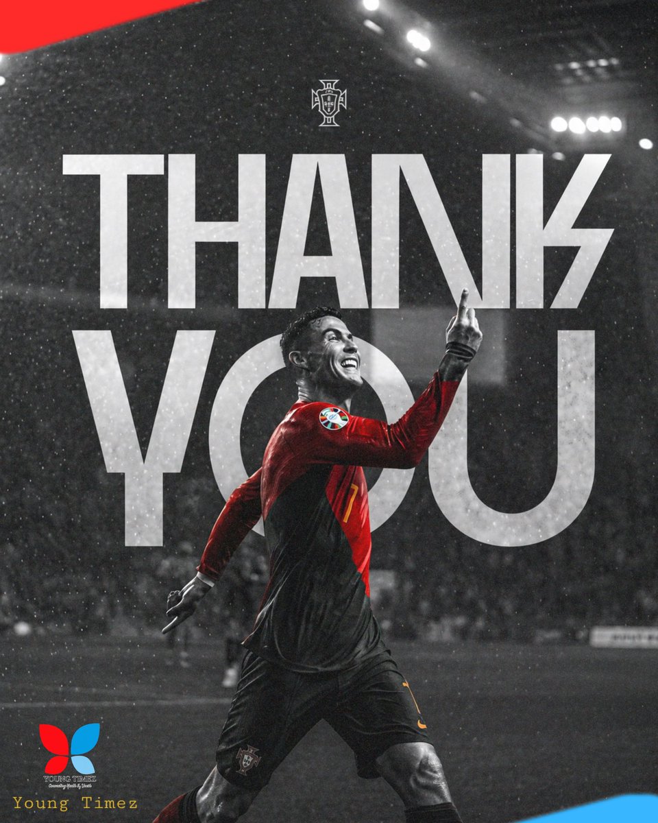 TimezYoung's tweet photo. The final whistle for an unforgettable era. Football will never be the same. 👑⚽
@Cristiano
#post
#CristianoRonaldo #LegendForever https://t.co/Cb9jUBN4fv