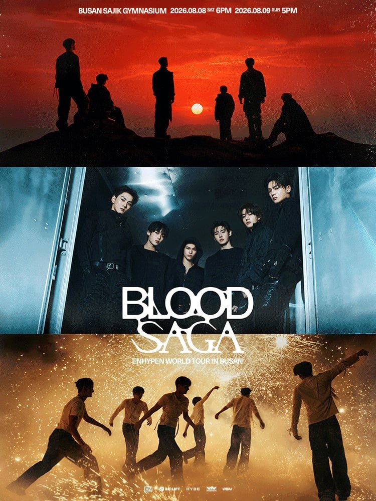 bear_gomgom132's tweet photo. ENHYPEN WORLD TOUR ‘BLOOD SAGA’ IN BUSAN
엔하이픈 월드 투어 '블러드 사가' -부산

2026.08.08 ~2026.08.09

🔗 프로필 아래 위치 (오픈카톡)! https://t.co/ARQTjaXi0W
