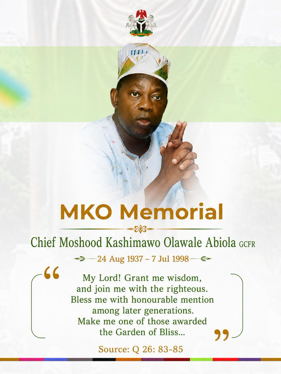 wura_abiola's tweet photo. #MKOAbiola (GCFR). An awesome father &amp; a great man. Remembered, missed &amp; loved 28 years on. https://t.co/y5vS0yMtIw