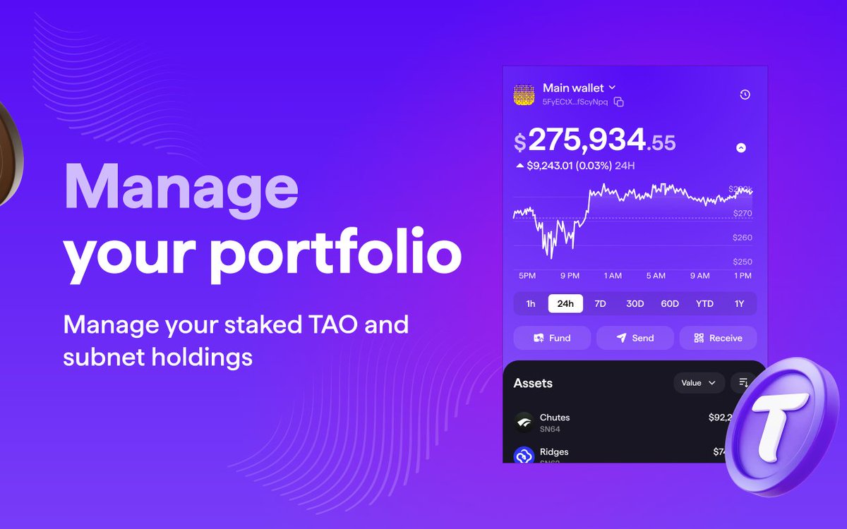 0x_Kalista's tweet photo. I swapped back into the new @taodotcom Chrome extension after basically abandoning my old TAO wallet for months.

Clean. Fast. Actually built for scrolling subnets at 2am like it’s an art gallery.

No more clunky flows - staking, flipping alpha, tracking moves… it just feels right now. The kind of quiet upgrade that makes you wonder why you ever settled for less.

Wallet renaissance loading. Your keys, better UX.

→ Installing for real this time.
https://t.co/ISJGF0rrOe

#tao #bittensor