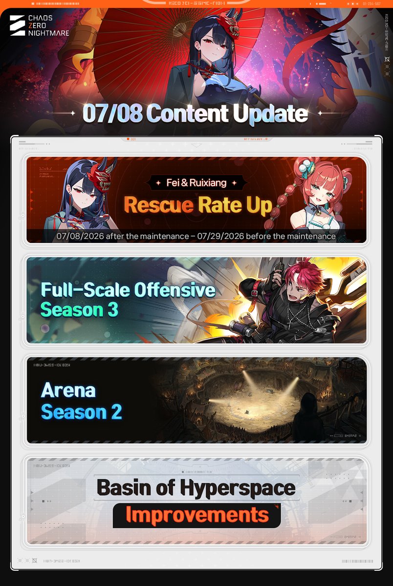 Chaos Zero Nightmare (@CZN_Official_EN) / Posts / X