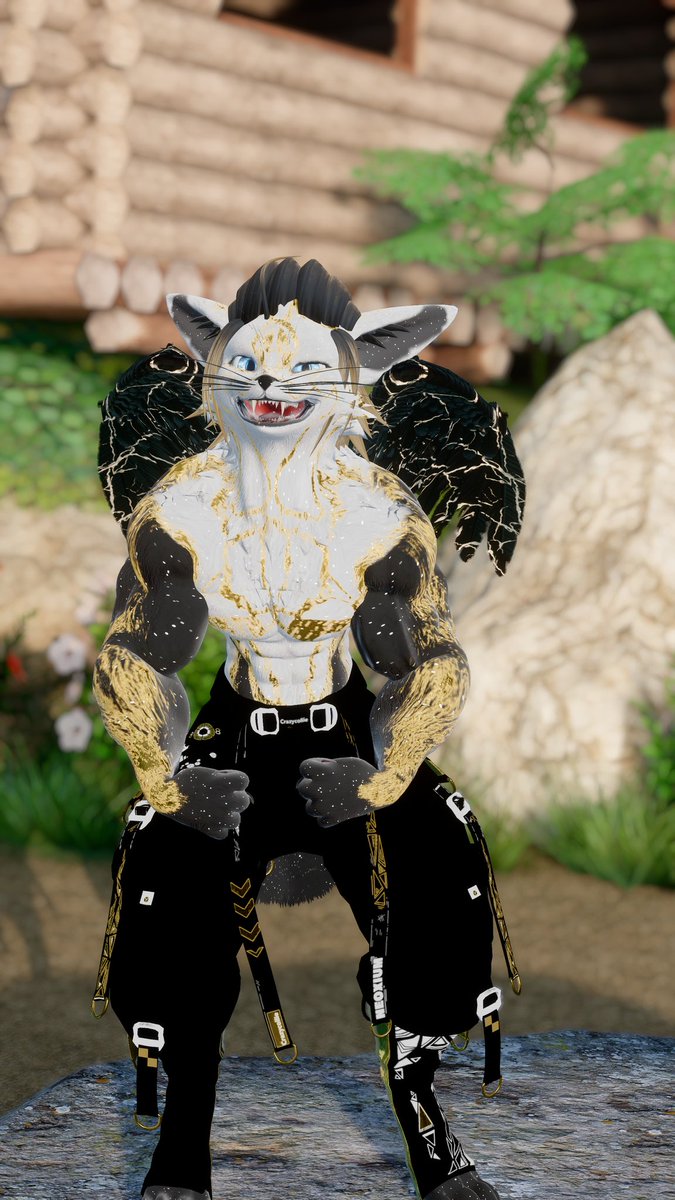 Tonysmi73718217's tweet photo. Protein! 
Picture take by @ZyliusWolf 
#Ultirex #Gymfur #Musclefur #vrchat https://t.co/TYTq1W4NI8
