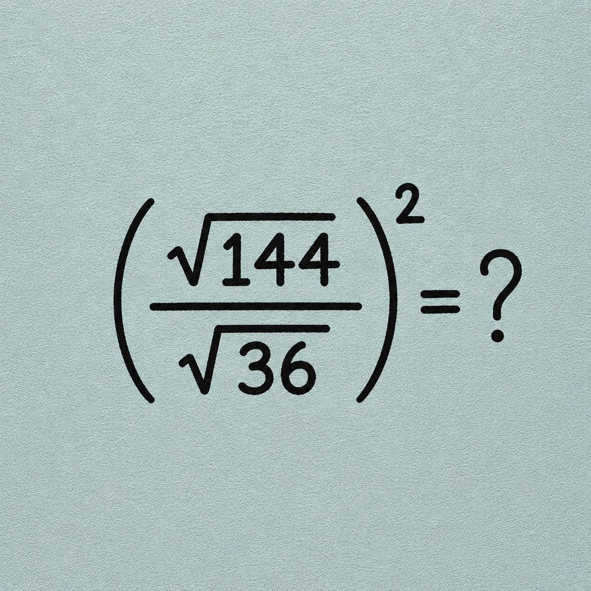 thinkanswer76's tweet photo. Can you solve it in 10 seconds? 🧐 

What's your answer? https://t.co/Di1rhvyiF1