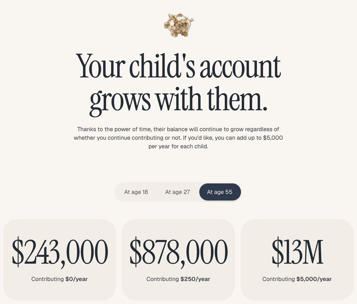 Jason's tweet photo. Perhaps we should give people a choice: 

1. Collect social service X, Y or Z for $100

OR 

2. Pass on social service X, Y or Z, and deposit $25 into your @InvestAmerica24 account 

Kinda like Amazon will give you an incentive to pass on two-day delivery and/or box all your stuff up into one box.