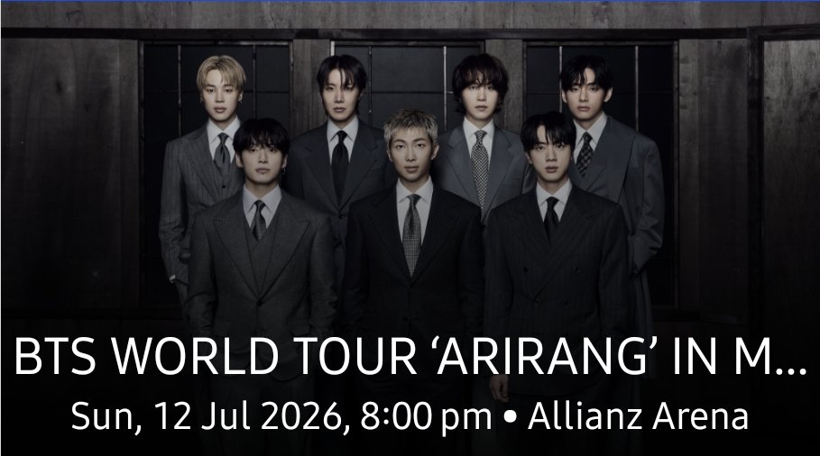 le_easterbrook's tweet photo. 🙏 Help RT 🙏

WTS - 1 Ticket
ARIRANG in Munich Day 2, 12 July (Sunday)
SEC 344 Kern N, Row 6, Seat 10
€116.50 (OG sale price)
Mobile Ticket, will transfer via TM

DM me if you're interested 💌 https://t.co/RNH2UMPt21
