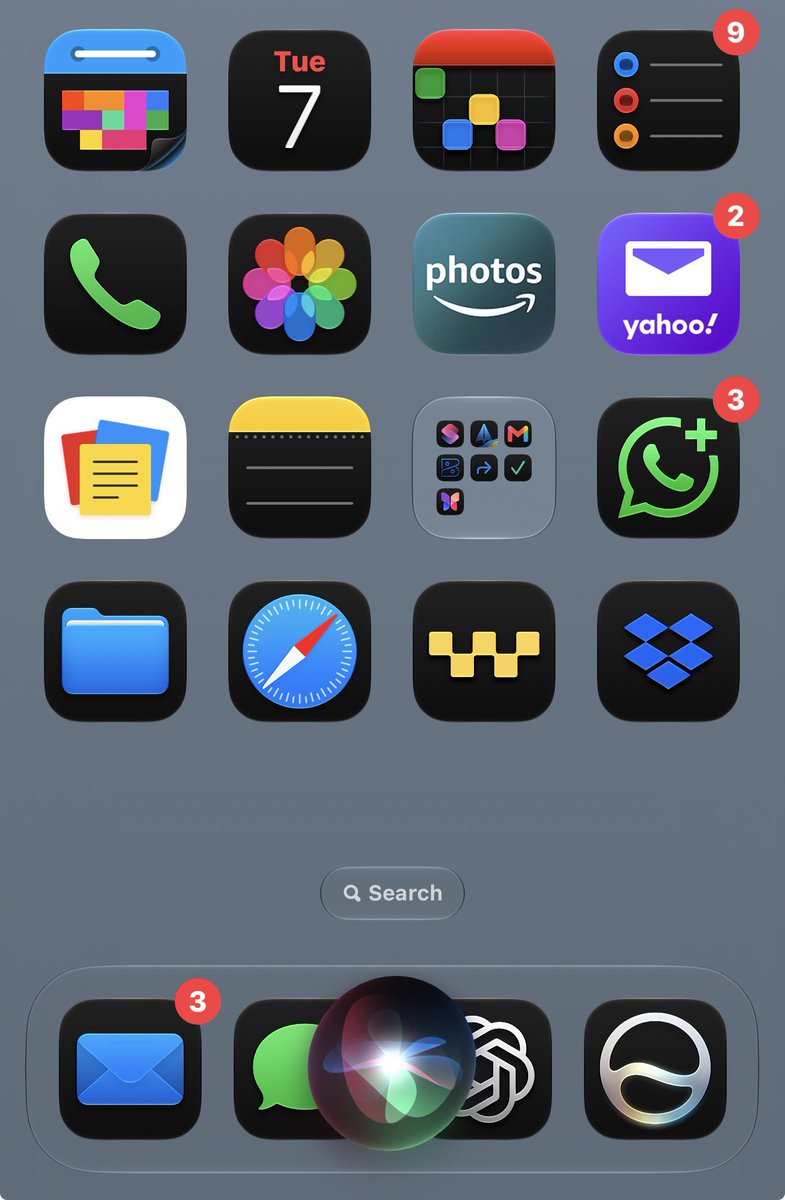 SimonWinkler's tweet photo. Old Siri still there Been on power running on Wi-Fi overnight, still on old Siri, anyone else? How long is it take to update #beta #Siri #ios #ios27
All my other devices are fine https://t.co/Y6XWIQbrif