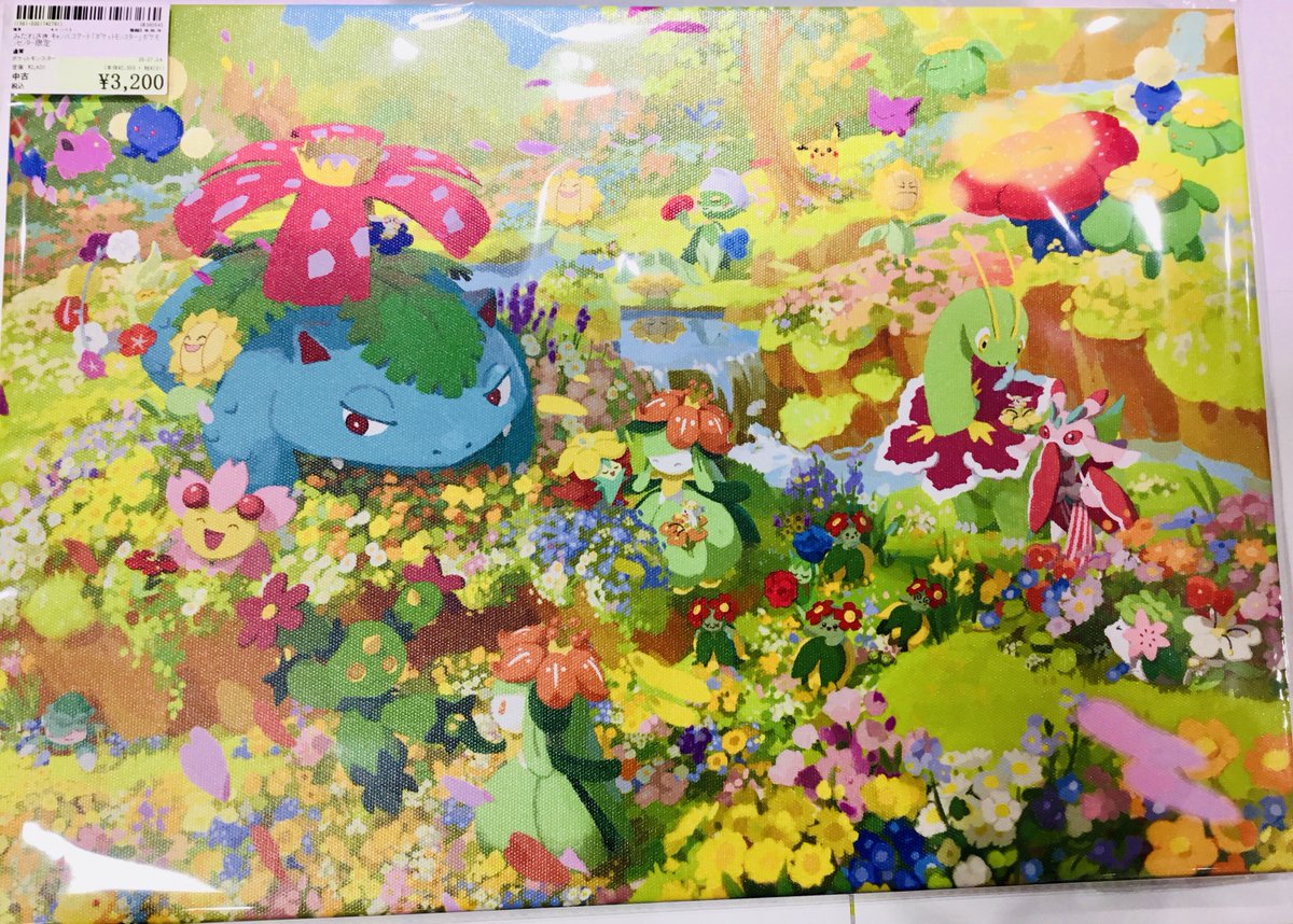 ポケモン「みだれさきキャンバスアート」入荷しました！！ 一階