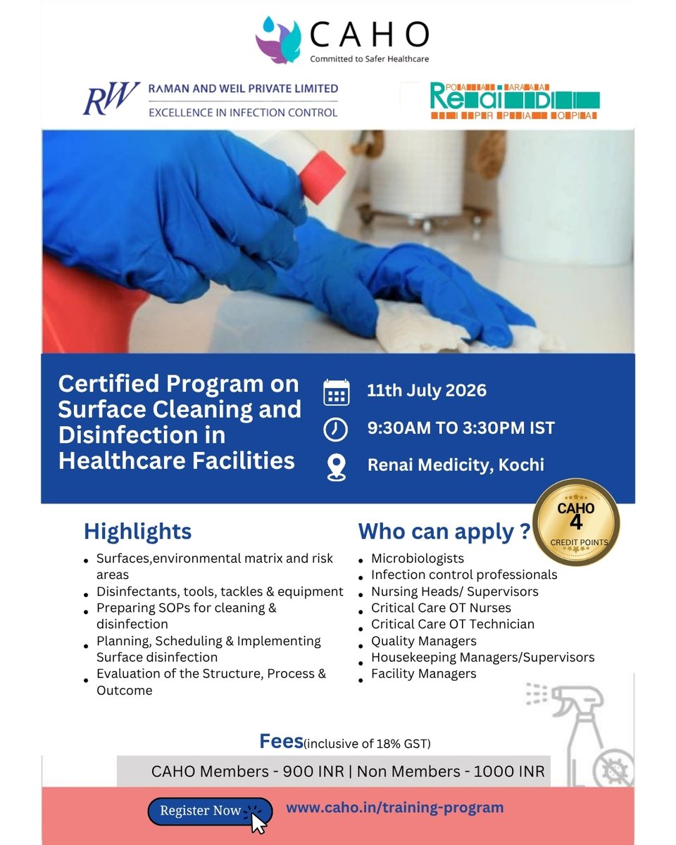 caho_official's tweet photo. #healthcare #professionals #certifiedprogram #disinfection #infectioncontrol https://t.co/oKA5tB4OqQ
