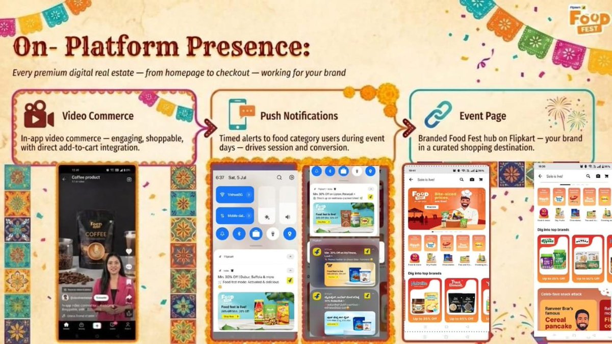 Ronak817022's tweet photo. Great flavors and exciting foodie moments await at Flipkart Food Fest Season 3 
#FlipkartFoodFest2026
https://t.co/U8AqQ87LK7 https://t.co/JXUY9jBikF
