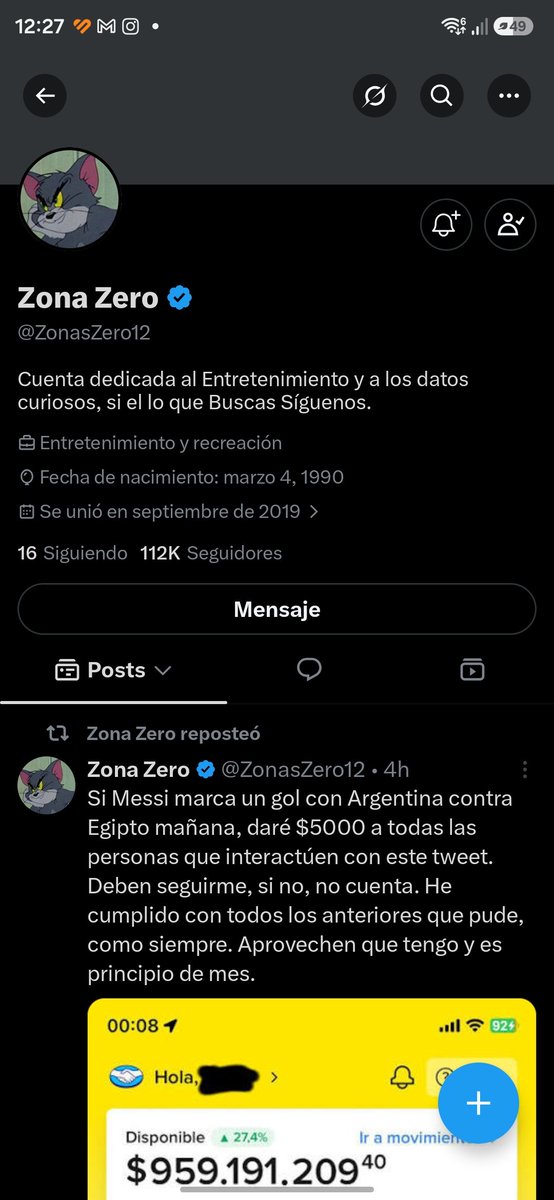 cgringoloco's tweet photo. @ZonasZero12 Pues al chile nada pierdo con intentarlo xd https://t.co/prQeXVaVsf