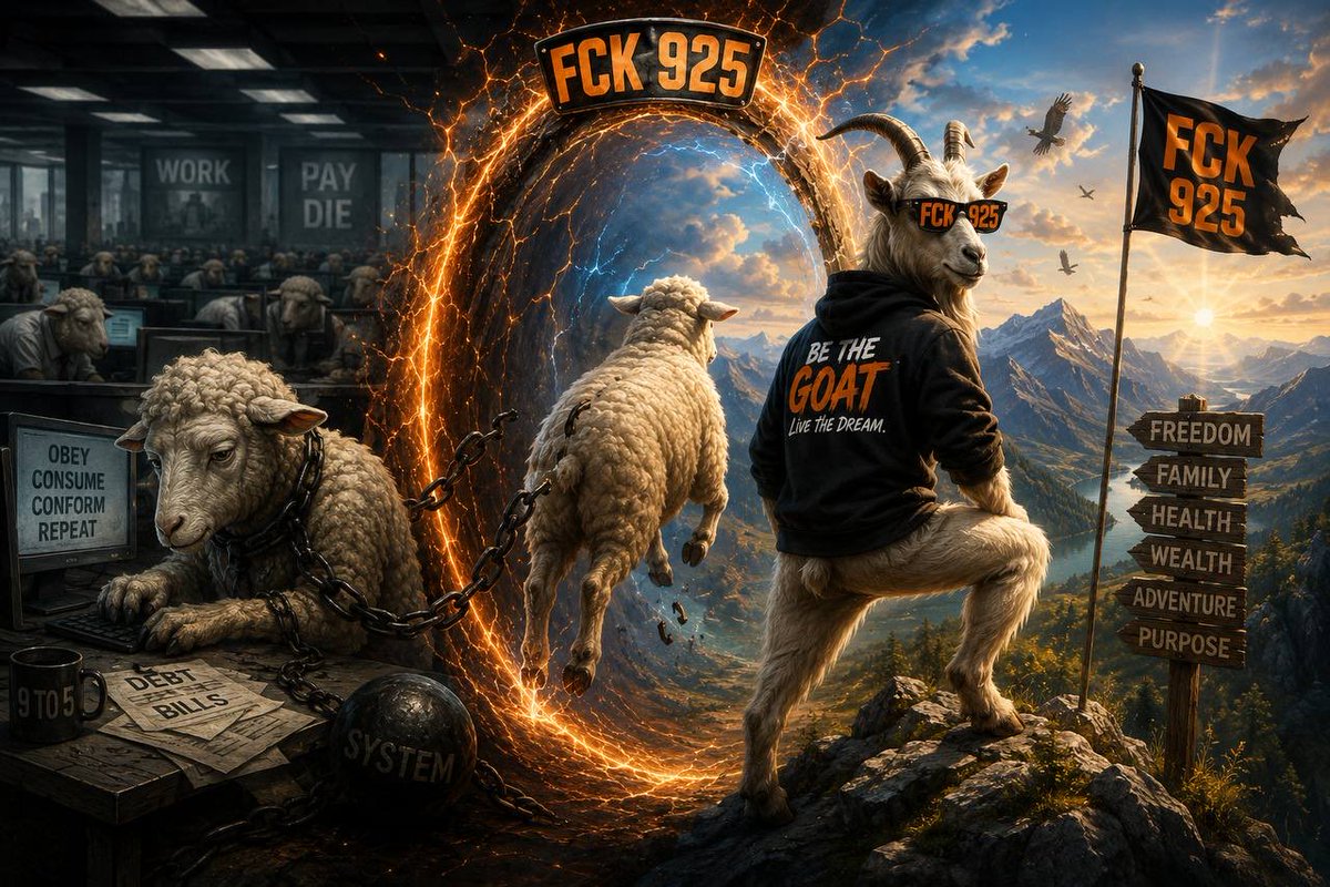 0xnoWRS's tweet photo. @Traderfinn0 The GOAT man, THE FCKing GOAT! 

@FCK925coin does not mess around! 

Be the GOAT, live the DREAM! 

#FCK925 solana:EbFogghDYCPxg8NDzWJXyJMykNVjfLLgm1o3h7H7pump https://t.co/JoqChxpvla