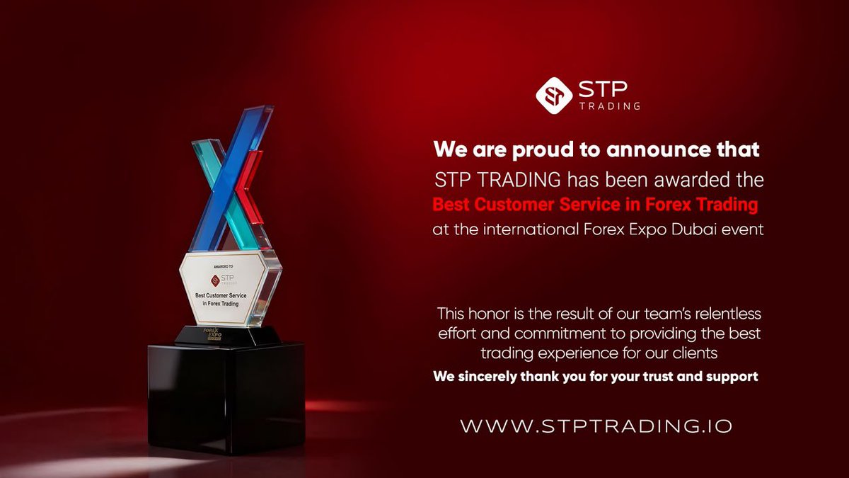 khaleepsonfx's tweet photo. 🏆 Excellence speaks for itself.

Congratulations to STP Trading broker on winning the Best Customer Service in Forex Trading award at Forex Expo Dubai. More success ahead! 🚀

Ready to trade with an award-winning broker? Register below 👇  
🔗 https://t.co/ksKDjRGfT3

#STPTrading #Forex #Trading #Dubai #ForexCommunity
