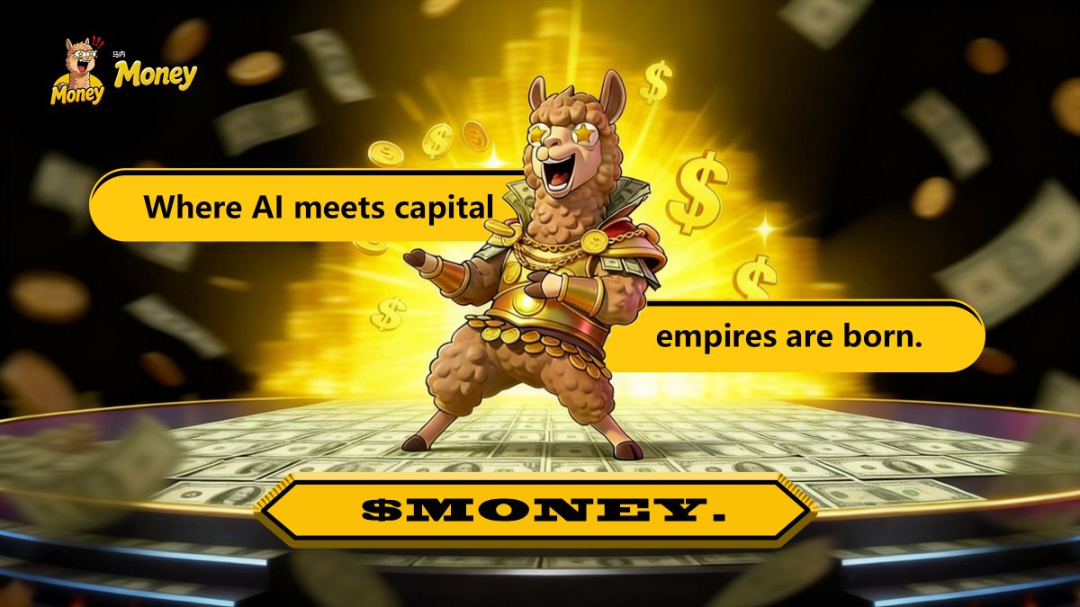 MoneyGroup_Hub's tweet photo. Where AI meets capital, empires are born.
当 AI 与资本相遇，帝国由此诞生。
$MONEY https://t.co/Jsvd69wpSt