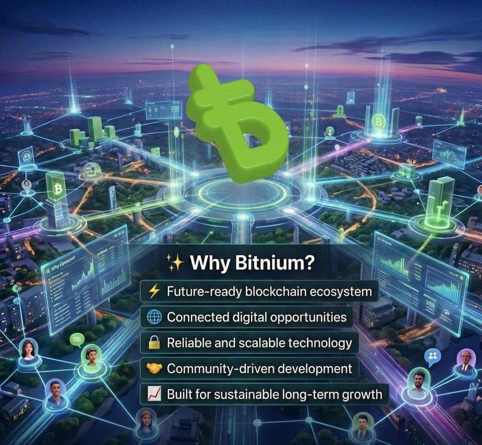 BTNM_Marketing's tweet photo. Bitnium ($BTNM) is a forward-looking blockchain ecosystem committed to supporting innovation, collaboration, and sustainable digital growth. 
$BTNM #BTNM #Bitnium #Ethereum #ERC20 @BTNM_Marketing https://t.co/b1PNputFOn