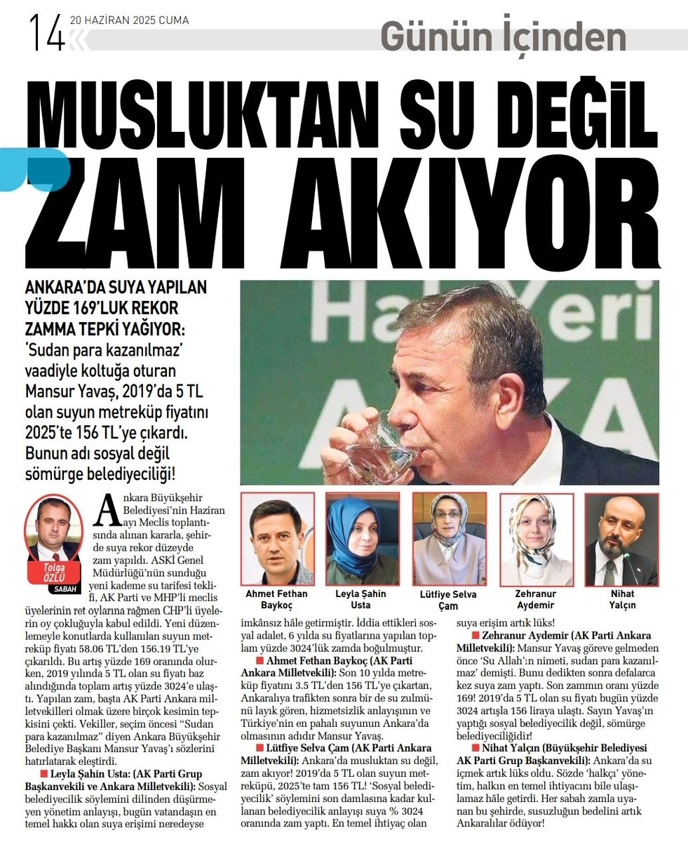 ilhanByk6161's tweet photo. 📌EMİN PAZARCI 🇹🇷
Olmaz böyle bir tablo. Akılla, mantıkla izah edilemez. Düpedüz soygun!
Su: 761 lira.
Elektrik: 530 lira.
Doğal gaz: 221 lira.
Allah'ın suyu, (ki öyle demişti Mansur Yavaş) elektrik ve gazın iki katından fazla!
Eskiden elektriğin üçte biriydi. 💸
@eminpazarci https://t.co/VTn6rgLcb9