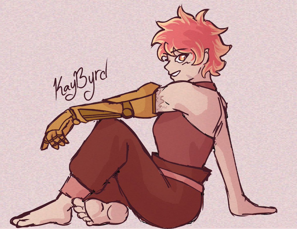 ByrdScribbles's tweet photo. OC art but halfway through I realized I was too committed to not having a reference and just had to wing it https://t.co/h7taWhwMEy