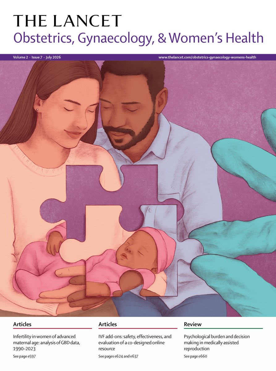 TheLancet's tweet photo. Infertility affects approximately 1 in 6 couples worldwide. With assisted reproductive technology (ART) becoming more prominent in reproductive medicine, a new issue of The Lancet Obstetrics, Gynaecology, & Women’s Health explores fertility care for the modern era. Read now: https://t.co/sIgGg7YKgu