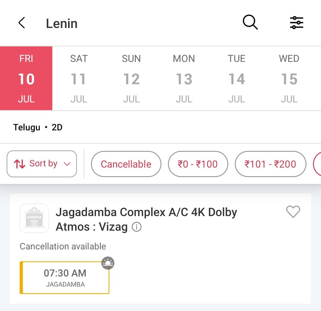 akhil_tweetz's tweet photo. It's FAST FILLING 🥁🔥 #LENIN
#LeninOnJuly10th
#3DaysToGoForLenin https://t.co/rAkBJ3i4Ya