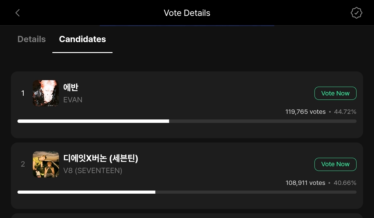 carat_votes's tweet photo. 🚨WE DROPPED TO 2ND POSITION ON MUSIC CORE STAGE M PICK!

📅 Ends July 9, Thursday 12:00 (KST)
✔️ 1 vote = 10 FREE lumy
✔️10 votes per acc/per day
✔️ A trophy will be given to the winner
🗳 https://t.co/BMFgRDbGXC

#V8 #세븐틴 #SEVENTEEN @pledis_17 https://t.co/j6wZ6sHbp9