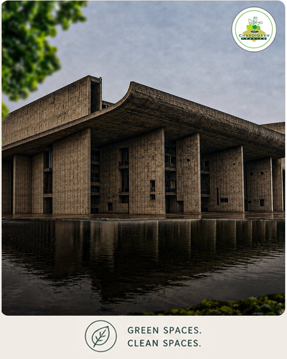 When the monsoon embraces Chandigarh, even its iconic architecture