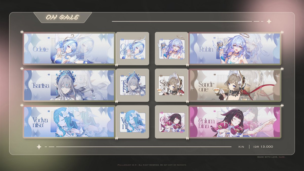iFalllenLeaf's tweet photo. 𐔌 . ⋮ SPECIAL 7.7 .ᐟ ֹ ₊ ꒱
⤷ ᛝ help retweet

hai hai, dalam rangka 7.7, kaze ada rs dengan DISKON sebesar https://t.co/aFLHNlQIPR, sehingga harga satuan jadi https://t.co/P0tWhCTHKB saja! diskon berlaku untuk HARI INI SAJA yap! grab fast, pals~ Ი𐑼

[ #bealanja ] https://t.co/Mo6Q6zI7Po