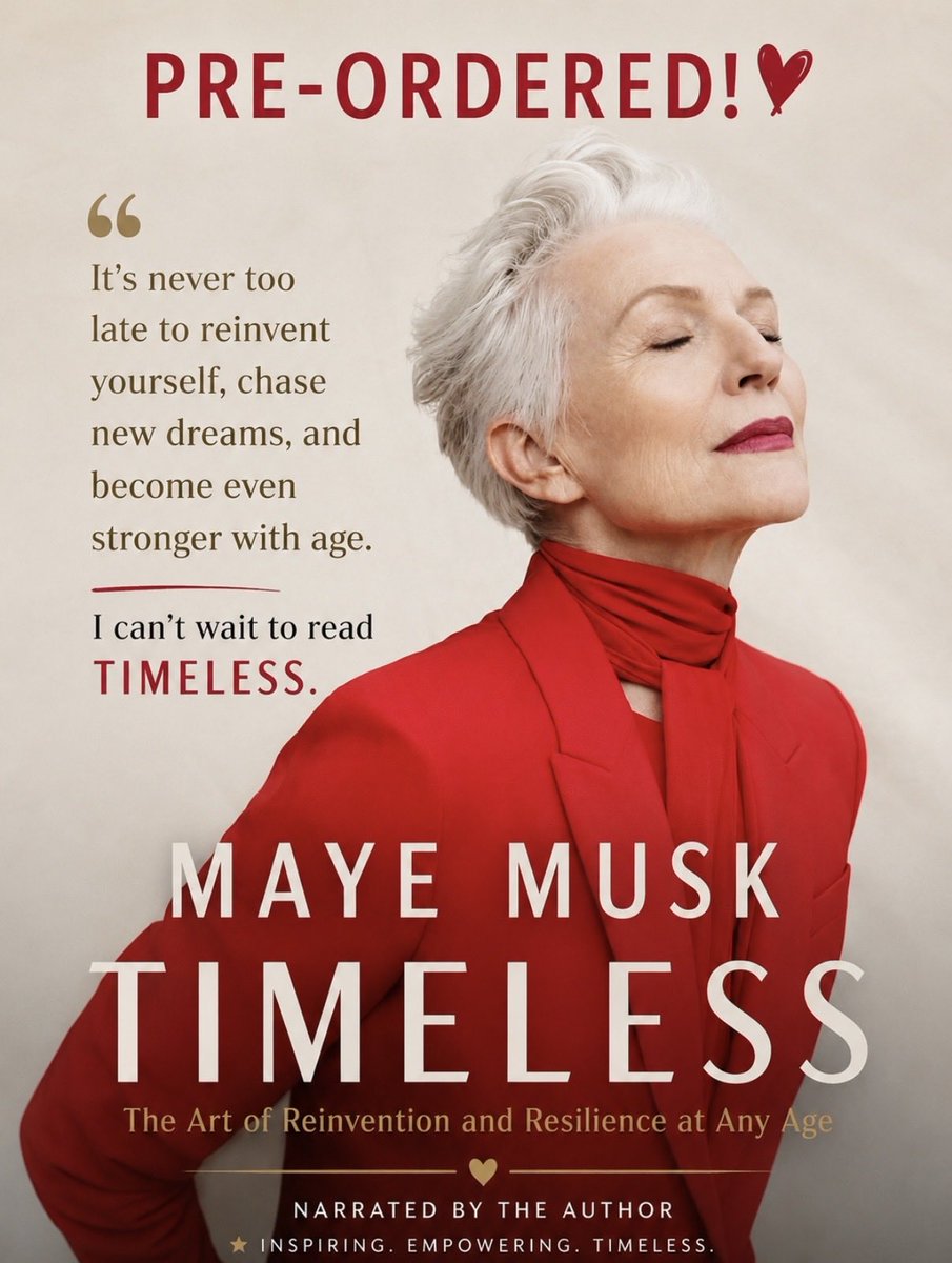 cyzai168's tweet photo. @elonmusk
@mayemusk’s upcoming book A Woman Makes A Plan is trending among Chinese readers.
Which chapter of her new book do you think will shock people most?
#LifeWisdom https://t.co/3WHTo5IiB8