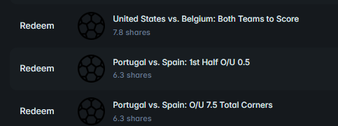 nabi_sarvi's tweet photo. 🇵🇹  vs  🇪🇸 
Portugal - 
Spain ⚽️

Prediction Result on Polymarket (Pre-Analysis):
• H1Under 0.5 total goals✅
• Over 7.5 total corners ✅
• Over 1.5 total goals ❌
• Over 2.5 total goals ❌
• Both teams to score❌
• Spain to qualify✅

6% of bankroll → 4.8% of bankroll
#FIFAWorldCup