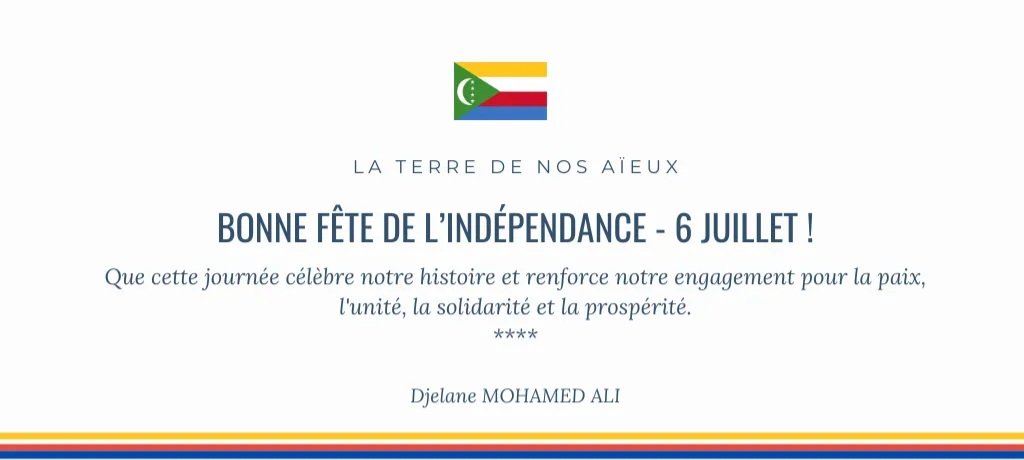 OfficielSmad's tweet photo. 🇰🇲 - 6 Juillet 2026 #Comores https://t.co/xC68qwNEAZ