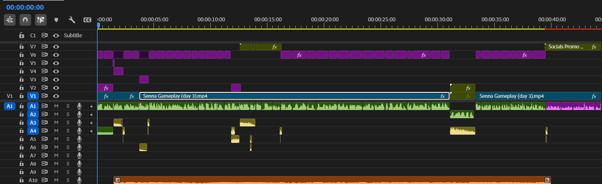 Schwammmm's tweet photo. Another timeline from The Great Challenge.

This one was a lot longer than the last edit, so most of the work went into keeping the pacing consistent from start to finish.

Definitely one of my cleaner timelines recently. https://t.co/iJGFqoFSX1