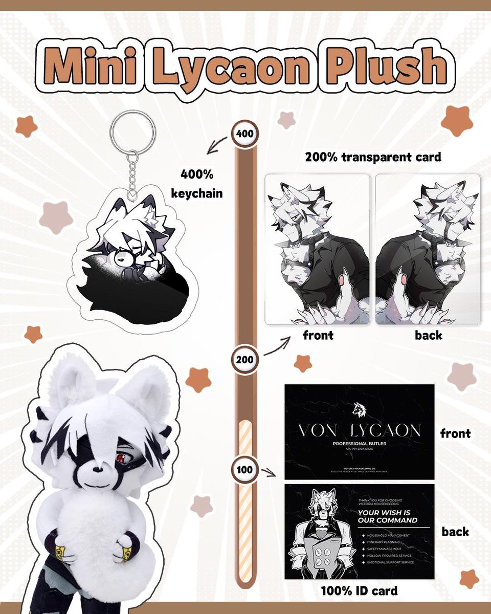 Lontongs_'s tweet photo. 📢 Mini Lycaon Plushie GIVEAWAY‼️

Thank you for fulfilling the goal! To celebrate our milestone, we’re excited to launch a special giveaway for the #MiniLycaonPlush and his clothes🐾✨

How to enter:
1️⃣ Follow @lontongs_ &amp; @craftifyxco
2️⃣ Like &amp; RT this post https://t.co/Hf9uwoe9mu