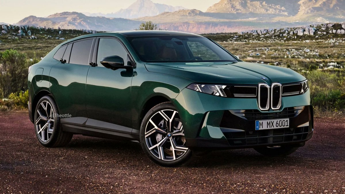 Zero2Turbo's tweet photo. BMW's all-new fifth-generation X5 gives us a glimpse of what the next X6 could become.

Digital artist Theophilus Chin wasted no time imagining a Neue Klasse-inspired X6, borrowing the X5's bold front end before adding the signature coupe-SUV roofline and a fresh rear design similar to the X2.