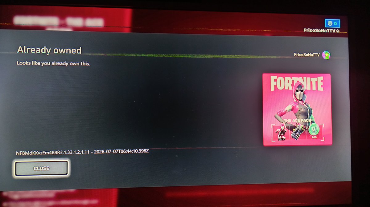 sona_frico's tweet photo. @EpicGames @Fortnite @XBOX 
Entonces, me van a explicar pq ninguna de mis compras están en mi cuenta o...????? https://t.co/kGnjFQyB5r