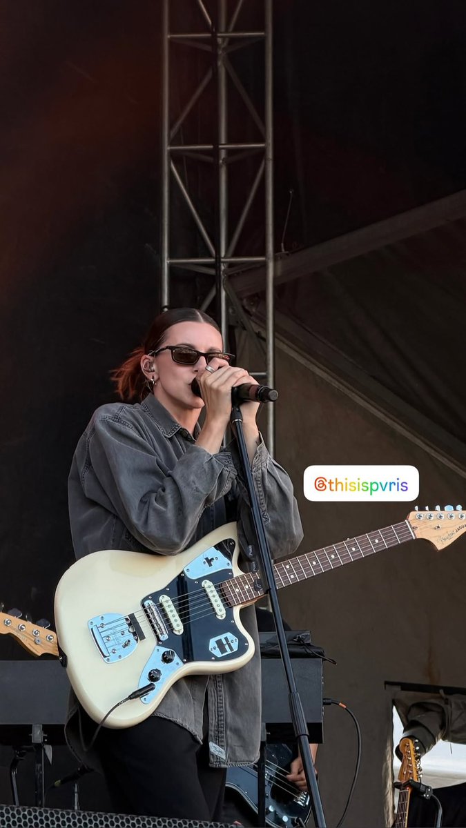 PVRIS_updates's tweet photo. 🎥 | PVRIS playing at the Calgary Stampede, Canada. 

p_aleksandrowicz via Instagram Story https://t.co/jJvcavLGrz