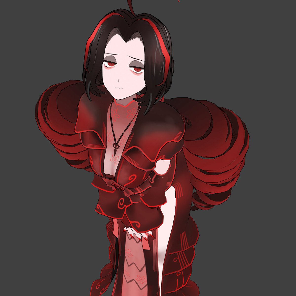 Glayer3d's tweet photo. Commission of Nicolina for @Concerned4629 Is completed and I had a surprisingly fun time making her, So much so that I am probably gonna make a little animation for her. So After that is done Don Quixote is next. And remember Blood bags B-Positive. https://t.co/VHRZIw2fUC