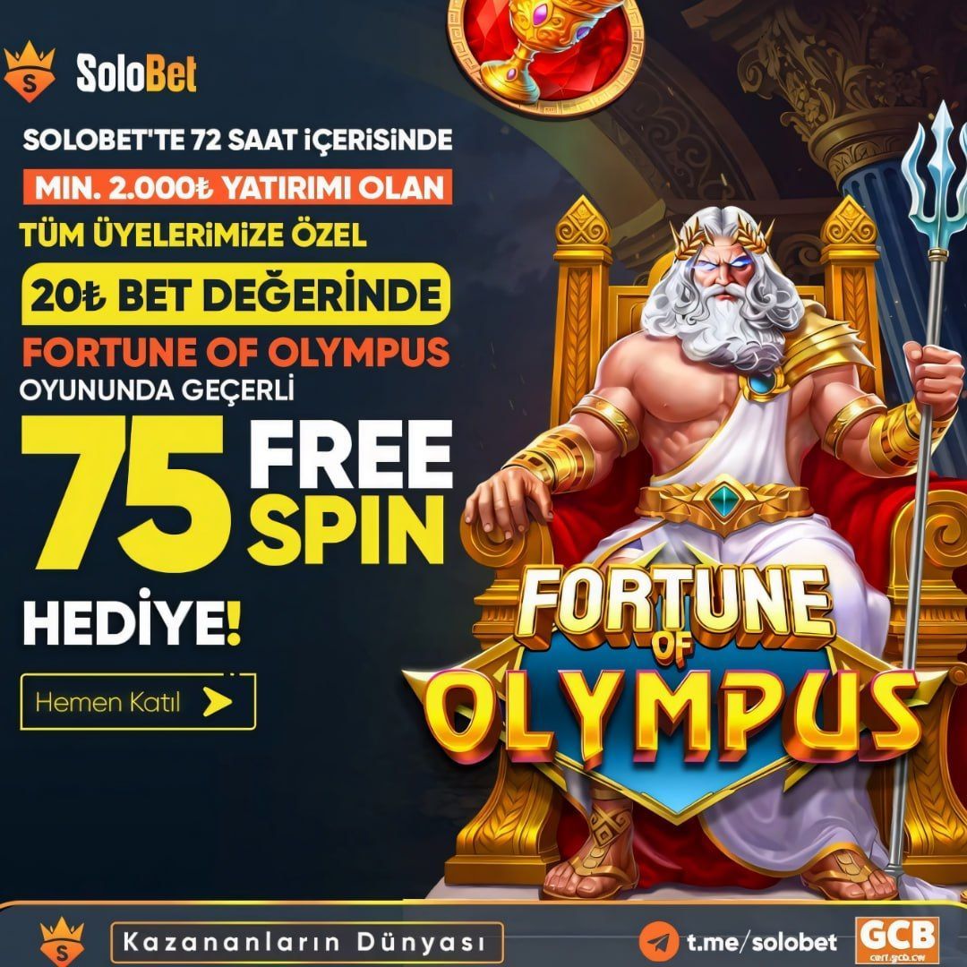 solobet_giris's tweet photo. 👑 GÜNÜN ÖZEL ETKİNLİK DUYURUSU

⏰ Son 72 Saat İçerisinde Minimum 2.000₺
💰 Yatırımı Olan Tüm Üyelerimize Özel!

🤩 Fortune of Olympus Oyununda Geçerli
💸 20₺  Bet Değerinde 75 Freespin Hediye

👉 KOD : Telegram Kanalımızda!

Güncel Giriş : https://t.co/uF4rmJKVbk https://t.co/T5Ou39PZBy