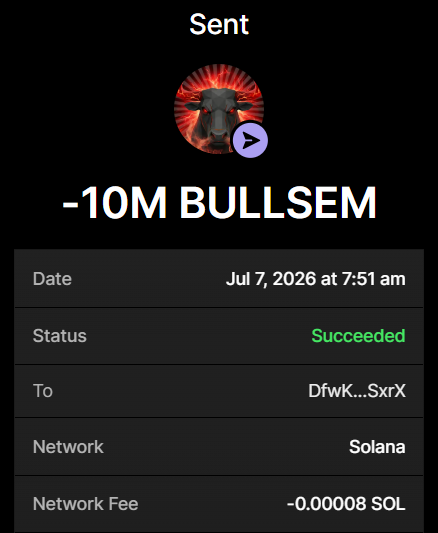 The Unstoppable Bull $BULLSEM tweet media