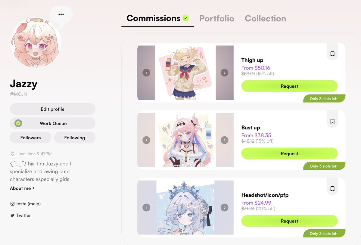 Jazzy Commissions open! tweet media