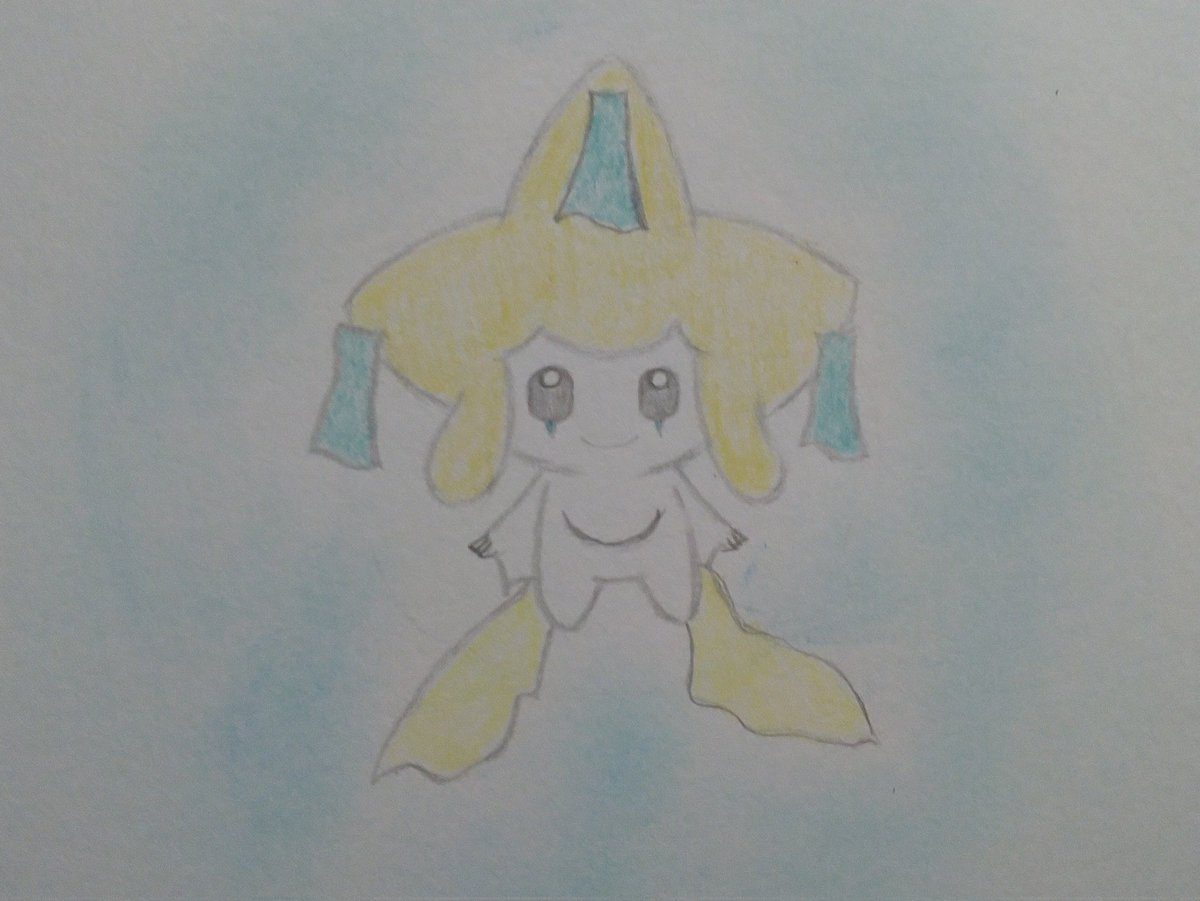 ToMo_duellist's tweet photo. お絵描き。7月7日、七夕なのでジラーチ。 https://t.co/knvSC7kkeh