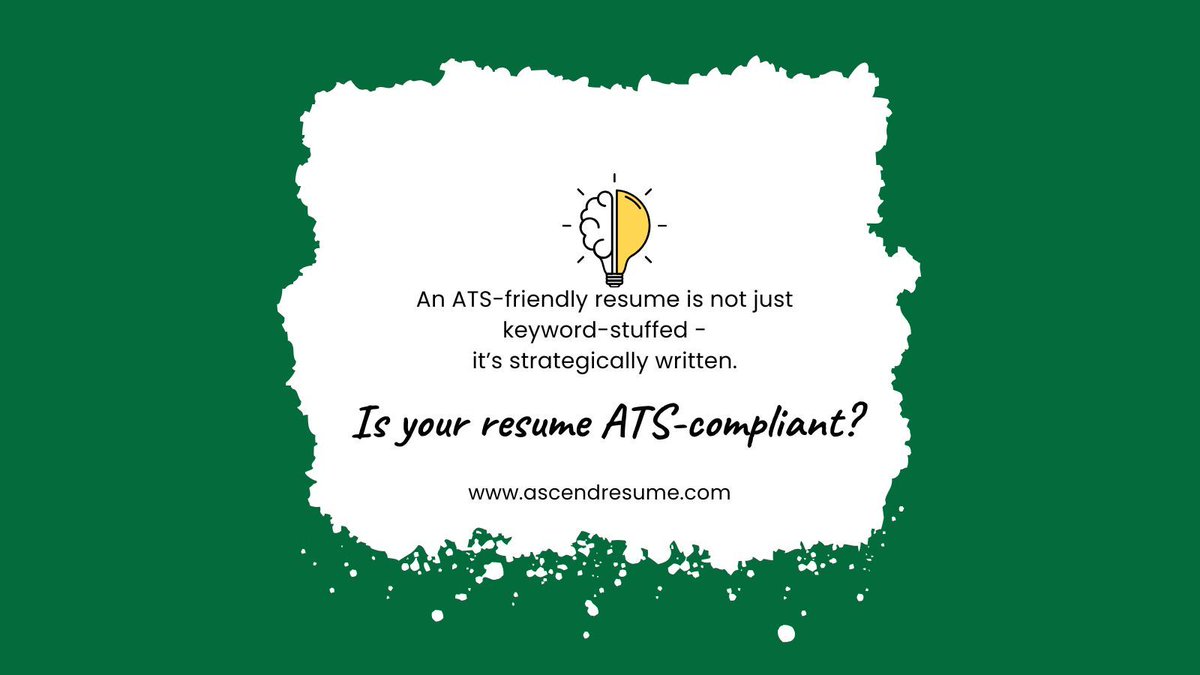 AscendResume's tweet photo. Avoid graphics if you want to pass ATS. #ResumeWriting #GetHired #ATS #CareerGrowth #JobSearch #NowHiring #AscendResume https://t.co/lVgi08uYKp