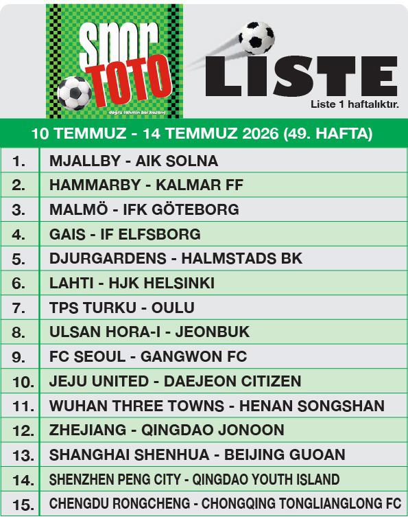 CornerTr's tweet photo. Yine yeni yeniden tarihin en kolay sportoto bülteni aktif

Herkes 1 tane bankosunu yazsa 15/15 biliriz

Djurgardens - (1)✅

#sportoto #formul https://t.co/RT9s6lB3e1