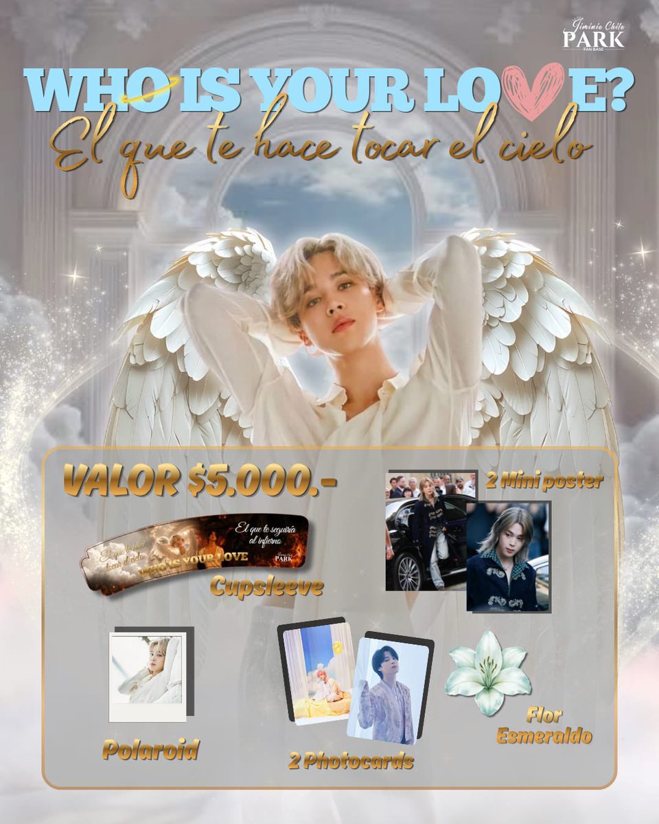 chocolateblpark's tweet photo. 👼😈 ¿Quién es tu amor?

Vive una experiencia inspirada en Jimin ¡no te pierdas de este evento en Santiago 🇨🇱!

🔗https://t.co/CNYg2CNlUh

#WhoIsYourLove #Jimin #ParkJimin #Jimtober #JiminBirthday #BTS #ARMY #ARMYChile #KpopChile https://t.co/KecNS2Ye8d
