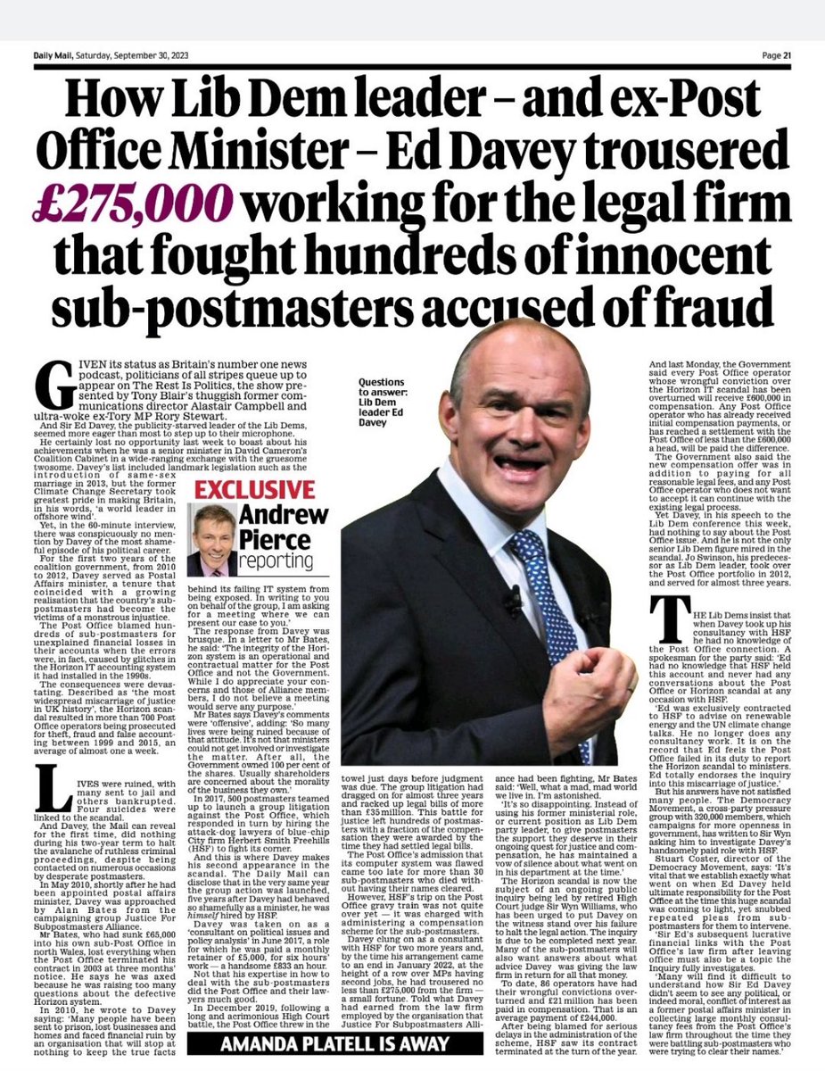 ThePapaCars's tweet photo. @EdwardJDavey Let's talk about damages, ED Davey.

I know you'll ignore this, you always do. https://t.co/5pkMfE71LQ