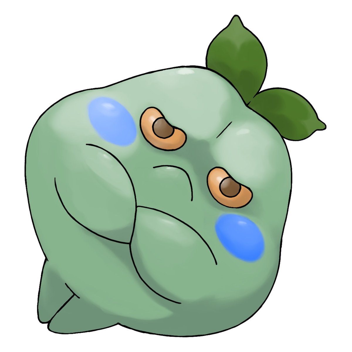 pdnfn's tweet photo. No.128 アオガキポケモン
カキップ
タイプ：くさ/いわ
とくせい：じゅくせい/いしあたま/ようりょくそ
#オリポケ #fakemon https://t.co/yxkKx9IJTX