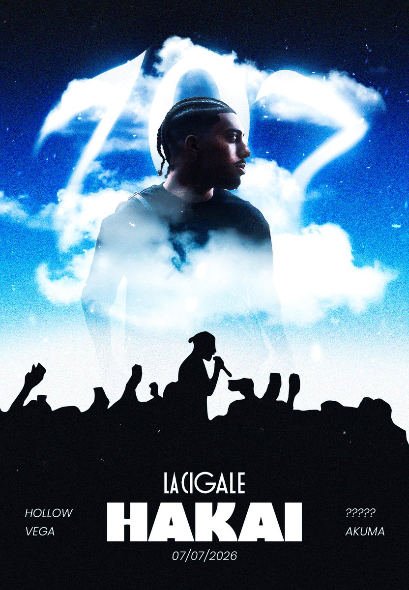 camzz_200's tweet photo. Affiche fictive de @hakai707 à la Cigale ! https://t.co/3p2o5iAvUS