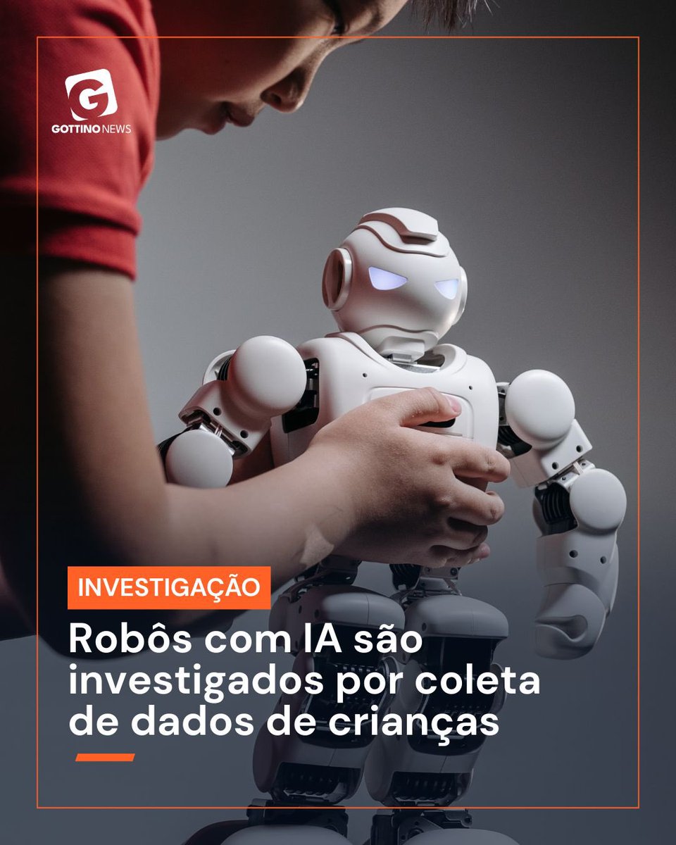 RGottino's tweet photo. O Ministério da Justiça investiga a comercialização de brinquedos com inteligência artificial por suspeitas de descumprimento das normas do ECA Digital. A análise preliminar aponta possíveis irregularidades na coleta de dados de crianças e adolescentes. https://t.co/Zj5H0JlPp7