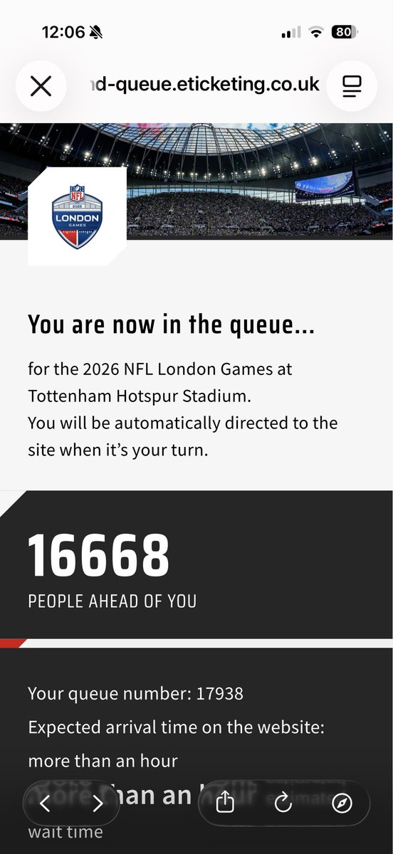 deesnideruk's tweet photo. @TicketmasterUK in a queue for @Eagles tickets for an hour and ten minutes only to get this wtf 🤬 https://t.co/xJSRDGBxf1