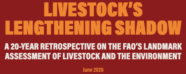 elliotswartz's tweet photo. In 2006, the FAO published a report stating that the livestock sector was one of the top 2-3 contributors to the most serious environmental problems. The new report Livestock's Lengthening Shadow reviews how this has only worsened over the last 20 years.

Despite some meat production systems improving in impact efficiency per animal produced, these improvements are dramatically offset by the number of farmed animals rising by over 50% in the 20 years since publication (from ~62B to 95B). This has resulted in:

🏭 Emissions from farmed animals increasing by 22%.

🌏 A 27% increase in the global use of cropland dedicated to animal feed, equivalent to 40% of global arable land.

🌽 A 63% increase in the annual use of grain for animal feed, totaling over 1B tons annually.

💧 A 100% increase in freshwater withdrawals to irrigate animal feed crops.

This translates to more deforestation, soil degradation, pesticide use, and eutrophication from fertilizers. With meat consumption expected to increase by another 50% by 2050, business-as-usual isn't an option.