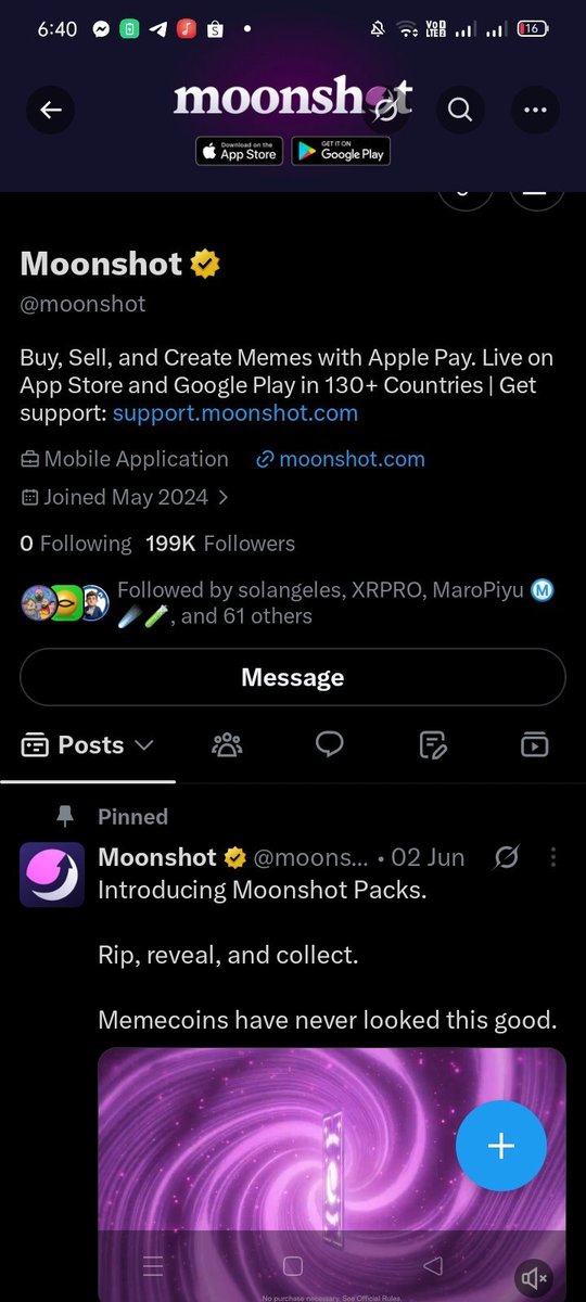 ApollosLuck's tweet photo. @moonshot @DipWheeler Sack it up, First $250 on my wallet👀

Moonshot: Miggykun https://t.co/AElHnYRsLP
